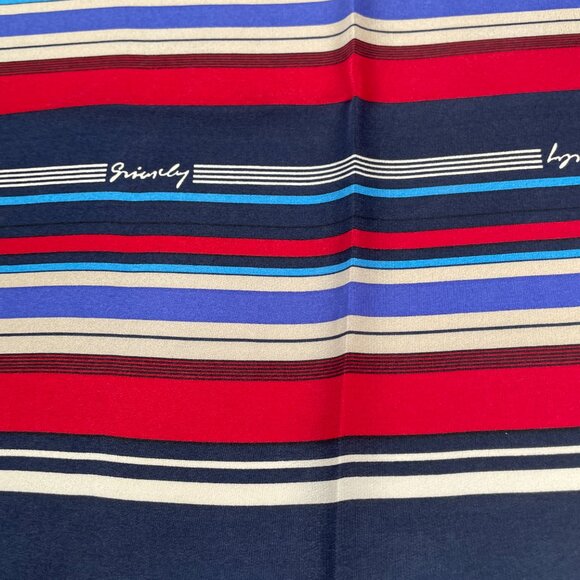 Givenchy Vintage Silk Scarf – Striped Signature Design - Picture 7 of 11
